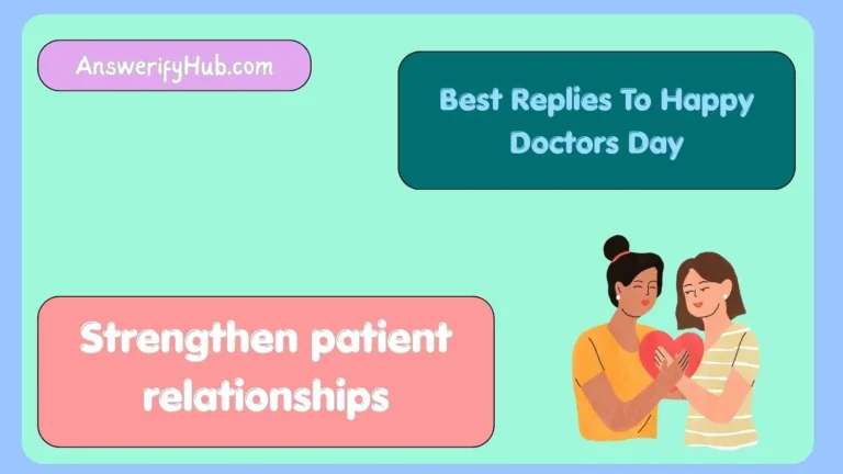 Best Replies To Happy Doctors Day
